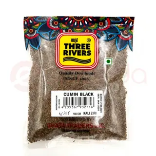 Three Rivers Cumin BLACK:100GM Spices, 100GM