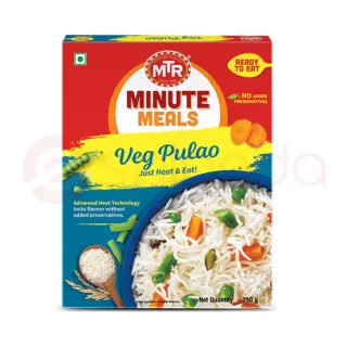 Mtr Vegetable Pulao : 250G Ready Eat, 250G