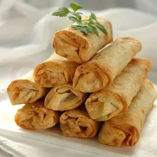 VEGETABLE SPRING ROLL :12PC