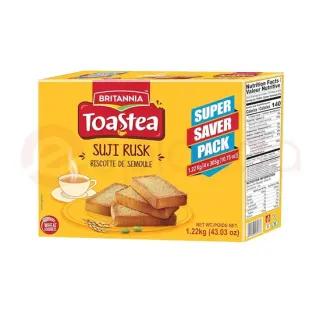 Britannia Suji Rusk : 1.22kg Biscuits, 1.22KG