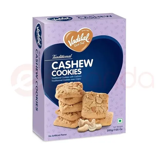 Vadilal Cashew Cookies : 200g 200G at Apna Bazar Woburn, Woburn MA