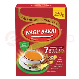Wagh Bakri Ginger TEA:260GM Tea/Coffee, 260GM
