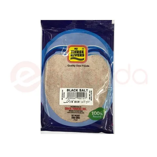 Three Rivers Black Salt : 7 Oz 7 OZ at Apna Bazar Woburn, Woburn MA