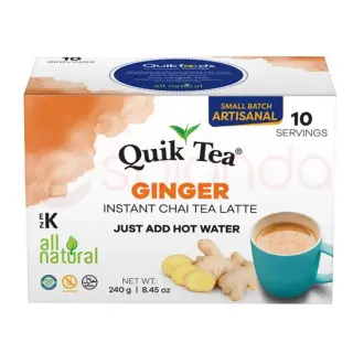 Quik Tea Ginger Chai :480GM Tea/Coffee, 480GM