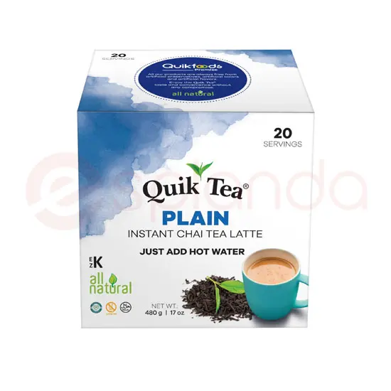 Quik Tea Plain Chai : 480 G 480 G at Apna Bazar Woburn, Woburn MA