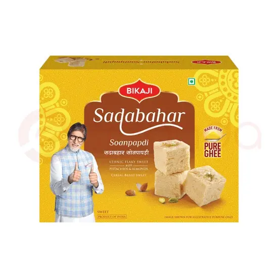 Bikaji Soan Papdi :500GM 500GM at Apna Bazar Woburn, Woburn MA