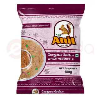 Anil Wheat VERMICELLI:180GM Noodles, 180GM