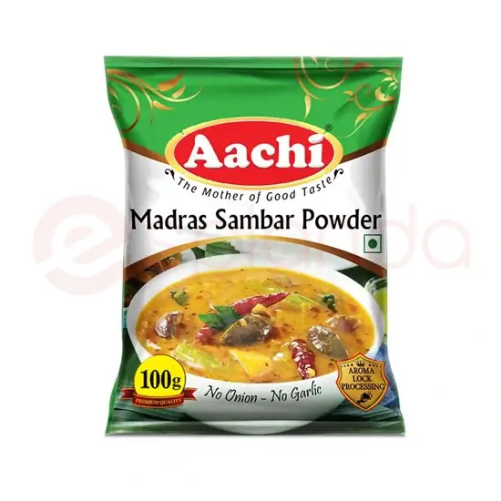 Aachi Madras Sambar Pwdr: 100G 100G at Apna Bazar Woburn, Woburn MA