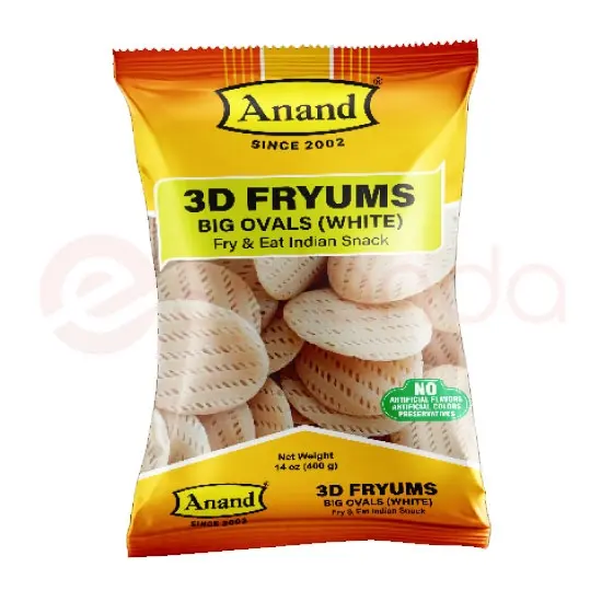 Anand 3D Oval FRYUMS:400GM 400GM at Apna Bazar Woburn, Woburn MA