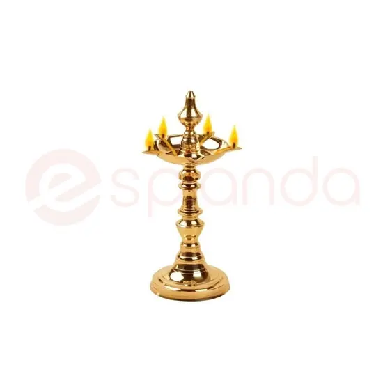Brass Diya Stand Small at Apna Bazar Woburn, Woburn MA