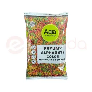 Aara Fryums Alphabets: 400GM Snack, 400GM