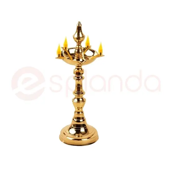 Brass Diya Stand at Apna Bazar Woburn, Woburn MA