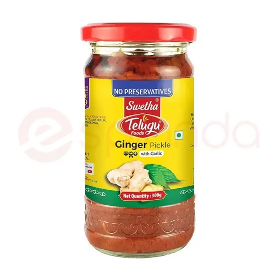 Telugu Ginger PICKLE:300G 300G at Apna Bazar Woburn, Woburn MA
