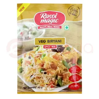 Rasoi Magic Veg Biryani: 50GM Spices, 50GM