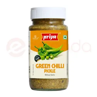 Priya Green Chilli PICKLE:300G, 300G