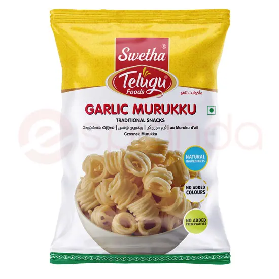 Swetha Garlic Murukku: 170GM 170GM at Apna Bazar Woburn, Woburn MA