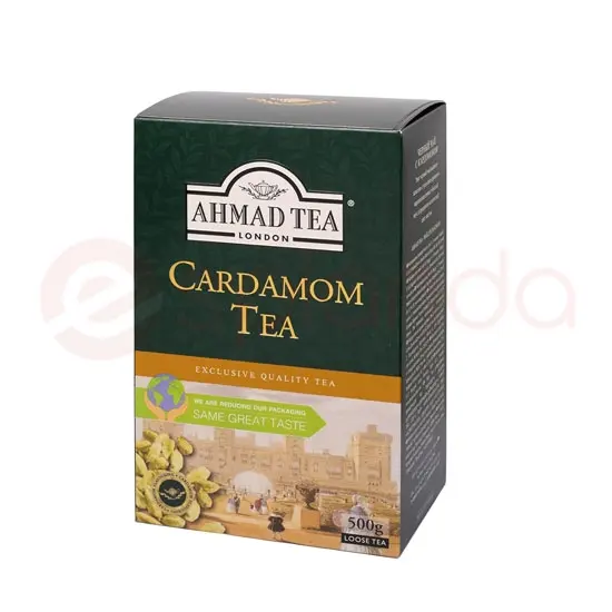 Ahmed Tea Cardamon Tea: 500GM 500GM at Apna Bazar Woburn, Woburn MA