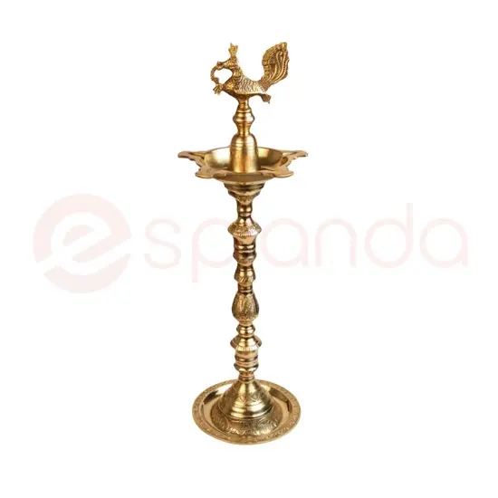 Brass Diya Stand Big at Apna Bazar Woburn, Woburn MA