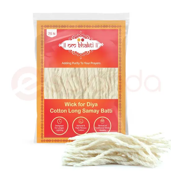 Bhakti Cotton Wicks Long : 1PK 1PK at Apna Bazar Woburn, Woburn MA