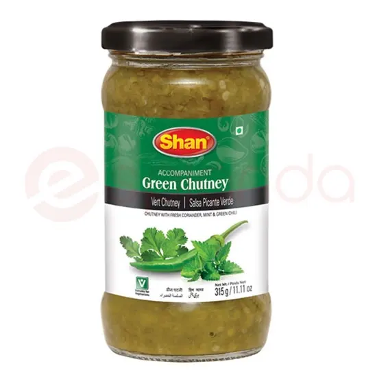 Shan Green Chutney: 315GM 315GM at Apna Bazar Woburn, Woburn MA