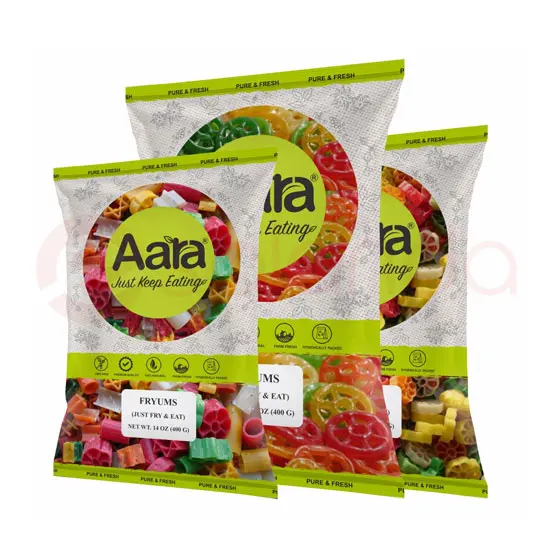 Aara Fryums Star Plain: 400GM 400GM at Apna Bazar Woburn, Woburn MA