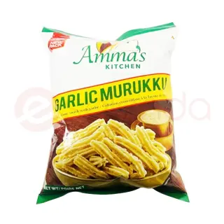 Amma's Garlic MURUKKU:200G Snack, 200G