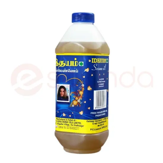 Idhayam Sesame Oil: 1LTR 1LTR at Apna Bazar Woburn, Woburn MA