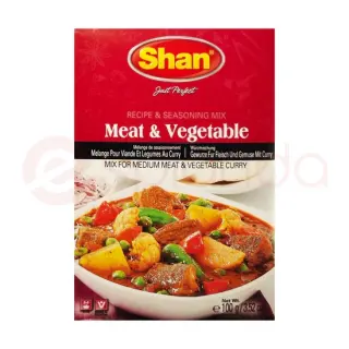 Shan Meat Veg Curry Mix :100GM Spices, 100GM