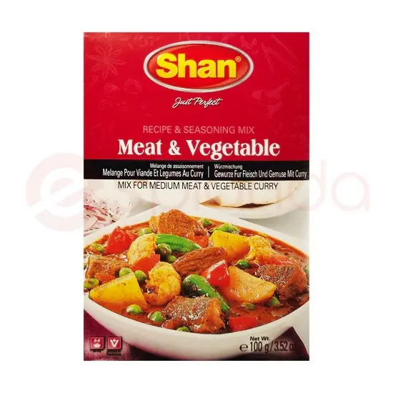Shan Meat Veg Curry Mix :100GM 100GM at Apna Bazar Woburn, Woburn MA