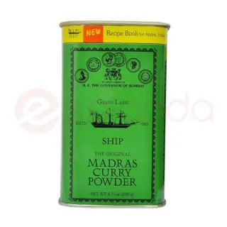 Ship Madras Curry Pwdr: 250G Spices, 250G