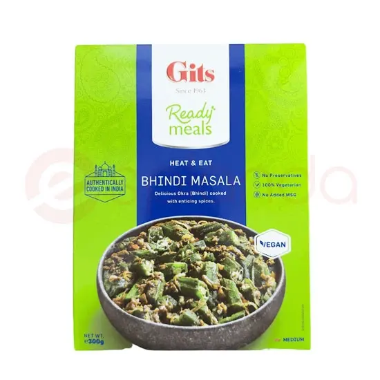 Gits Bhindi Masala: 300GM 300GM at Apna Bazar Woburn, Woburn MA