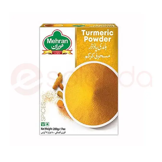 Mehran Turmeric Powder: 7OZ 7OZ at Apna Bazar Woburn, Woburn MA
