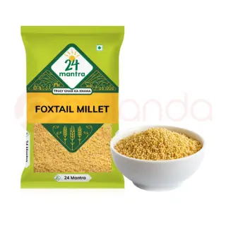 24 Mantra Foxtail Millet: 1KG Grain, 1KG