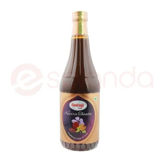 Guruji Kesaria Thandai: 750ML 750ML at Apna Bazar Woburn, Woburn MA