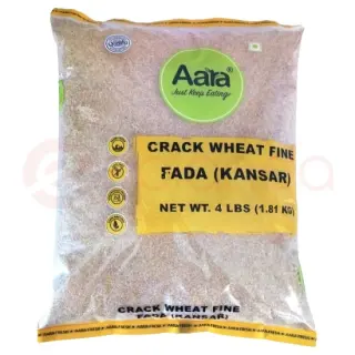 Aara Crack Wheat Fine FADA:4LB Grain, 4LB