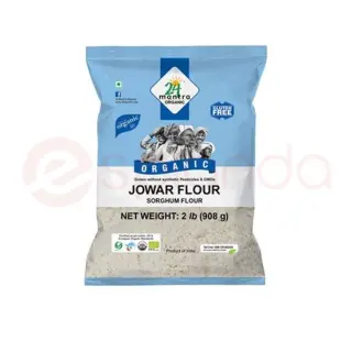 24 Mantra Jowar Flour : 2 Lb, 2 LB