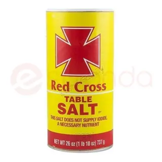 Red Cross Table Salt : 1 Lb Spices, 1 LB
