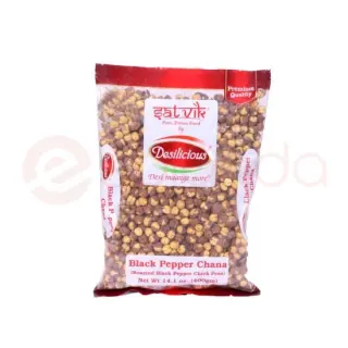 Satvik Black Pepper CHANA:400G Snack, 400G