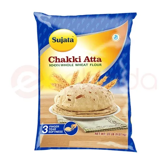Sujata Chakki Aata : 20 Lb 20 LB at Apna Bazar Woburn, Woburn MA