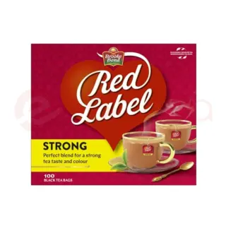 Red Label Strong: 100 Bags Tea/Coffee, 100 BAGS