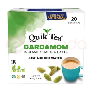 Quik Tea Cardamom Chai :480G Tea/Coffee, 480G