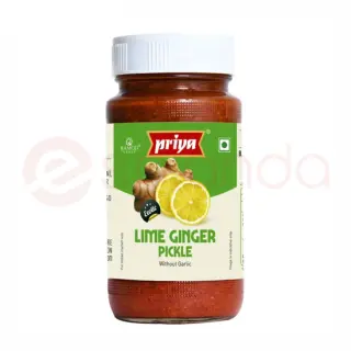 Priya Lime Ginger Pickle: 300G, 300G