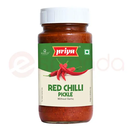 Priya Red Chilli Pickle: 300G 300G at Apna Bazar Woburn, Woburn MA