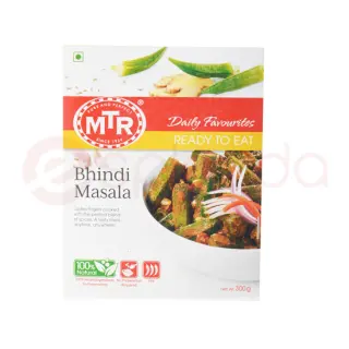 Mtr Bhindi Masala : 300 Gm Ready Eat, 300 GM