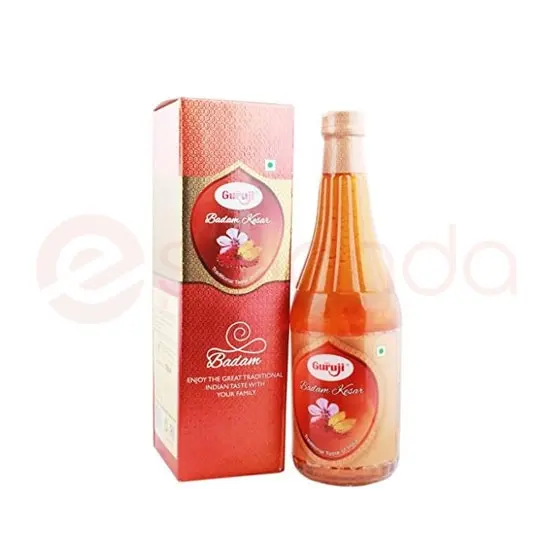 Guruji Badam Kesar SYRUP:750ML 750ML at Apna Bazar Woburn, Woburn MA