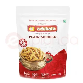 Adukale Plain  Muruku: 180G Snack, 180G