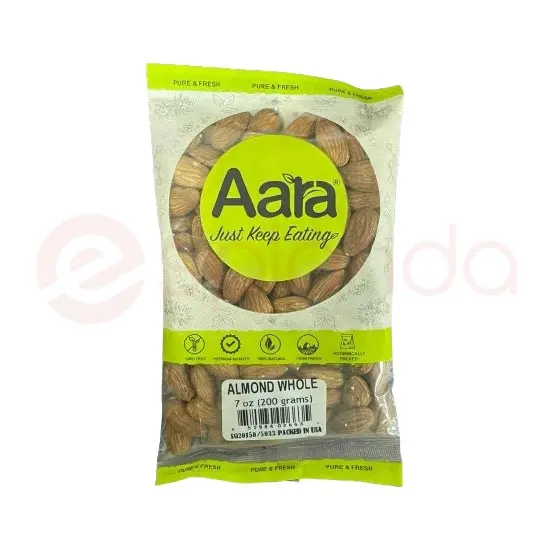 Aara Almonds Whole: 14OZ 14OZ at Apna Bazar Woburn, Woburn MA